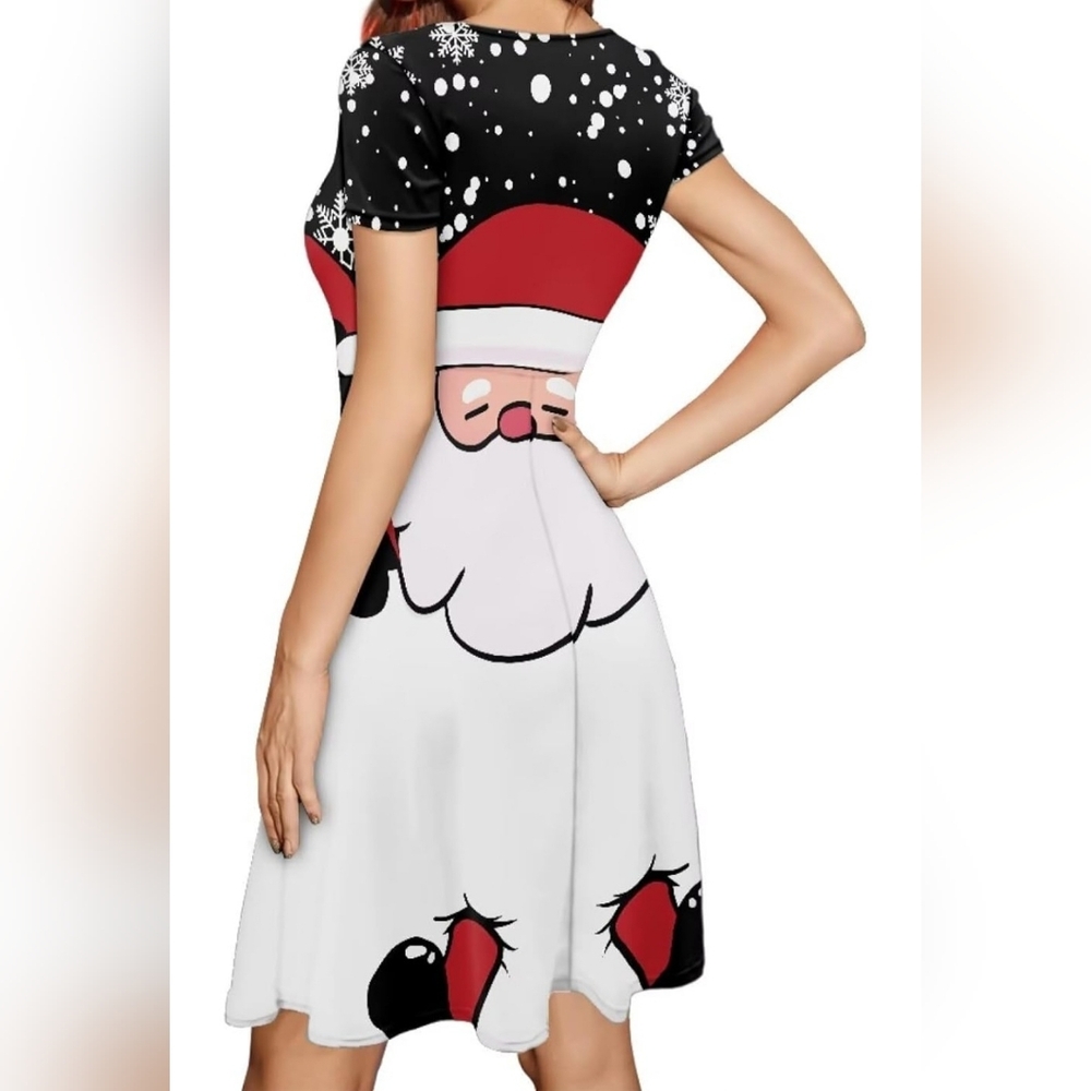 Santa Claus Graphic Dress Size Large - Picture 4 of 9